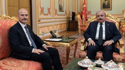 Bakan Soylu TBMM Başkanı Şentop ile görüştü: 10 bin dolar alan ismi söyledi mi?