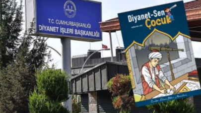 Diyanet-Sen'in çocuk dergisinde skandal 'kafa kesme' görseli: Büyük tepki topladı