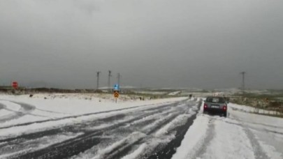 Haziran ayında şaşırtan görüntü: Doğu Anadolu'daki ilimiz beyaza büründü!