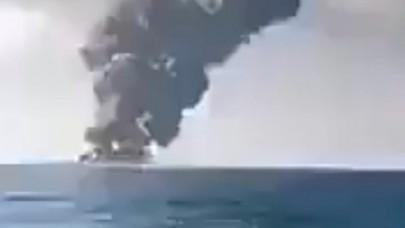 İran'ın askeri gemisi Umman Denizi'nde battı