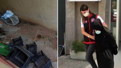 Kokunun geldiği yeri kazan ekipler buldu! Annesini öldürüp,  gömen kız tutuklandı