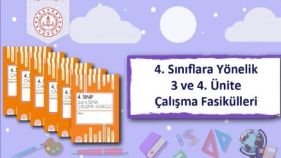 Milli Eğitim Bakanlığı'ndan 4. sınıflar için yardımcı fasiküller