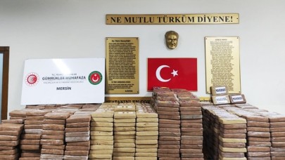 Tarihe geçen operasyon: Mersin Limanı'nda 1 ton kokain ele geçirildi 