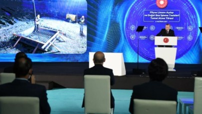 Temel atma töreninde TPAO Genel Müdürünün verdiği yanıt Erdoğan'a kahkaha attırdı