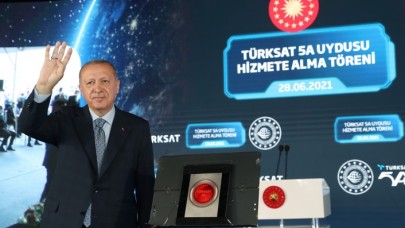 Türksat 5A devrede: Cumhurbaşkanı Erdoğan'dan flaş açıklamalar