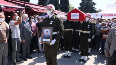 Uzman Çavuş Samet Şeker Samsun'da son yolculuğuna uğurlandı