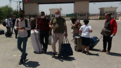 Bayramı ülkelerinde geçiren Suriyelilerin dönüşü başladı