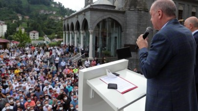 Cumhurbaşkanı Erdoğan'dan Rize'de çok önemli açıklamalar