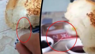 Fırından aldığı ekmeğin içinde çıkan şoke etti: Çekiyorum ama çıkmıyor
