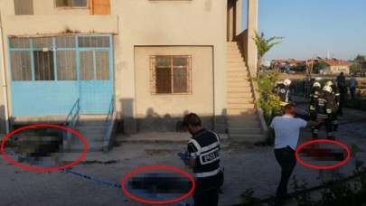 Konya'da aynı aileden 7 kişinin öldürüldüğü katliamın korkunç görüntüleri ortaya çıktı: Polis Mehmet Altun'u arıyor