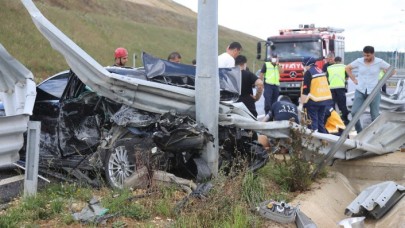 Kuzey Marmara Otoyolu’nda feci kaza: Bedrettin Çağatay Yılmaz öldü