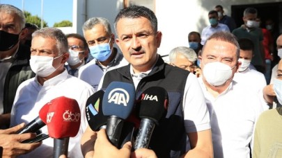 Manavgat'ta yangın: Bakan Bekir Pakdemirli'den flaş açıklamalar