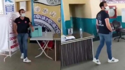 Otogarda mobil aşı standında 'Sinovac' ve 'BionTech' diye bağıran sağlıkçıya soruşturma