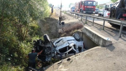 Samsun'da korkunç kaza: Erin Enes Aydın,  Güven Aydın ve Nurşen Topal öldü