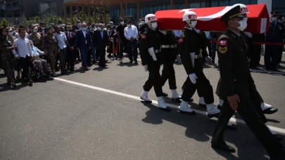 Şehit İstihkam Astsubay Çavuş Fatih Güney son yolculuğuna uğurlandı