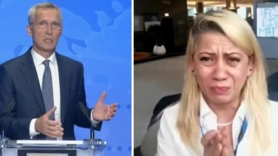 Afgan gazeteci canlı yayında NATO Genel Sekreteri'ne yalvardı