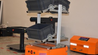 Akıllı süpürgeden ilham alan firma yerli yük taşıma robotu geliştirdi