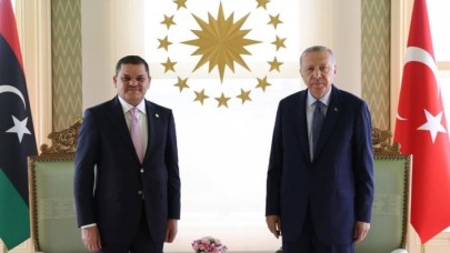 Cumhurbaşkanı Erdoğan,  Libya Başbakanı Abdulhamid Dibeybe'yi kabul etti