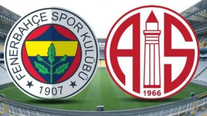 Fenerbahçe-Antalyaspor: İlk onbirler belli oldu