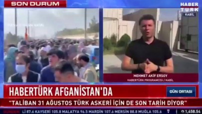 Habertürk muhabiri: Taliban üyesi,  İnönü Üniversitesi'nden kabul almış