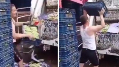 İstanbul Sebze Hali'nde olay görüntüler! İnceleme başlatıldı