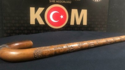 İstanbul Emniyeti,  Atatürk’e ait olduğu ve satılacağı iddia edilen bastona el koydu