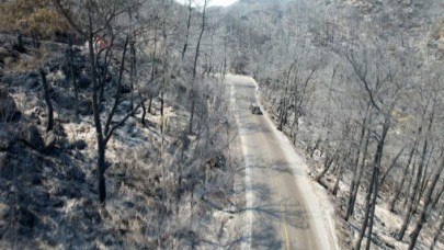 İşte yeni Marmaris! 5 gün önce yeşil bir cennet gibiydi,  şimdi kül ve duman
