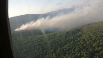 İzmir Çeşme'de korkutan yangın