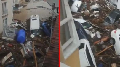 Kastamonu'da sel felaketi: Çay ve dereler taştı,  otomobiller sürüklendi