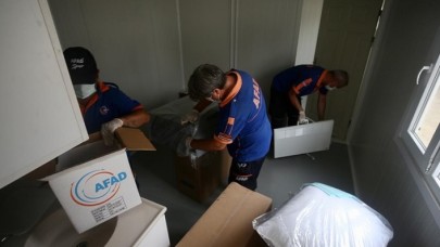 Manavgat'ta afetzedeler için kurulan 177 konteyner teslim edilmeye hazır