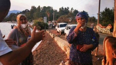 Marmaris Orhaniye ağlıyor! Deniz kenarında endişeli bekleyiş