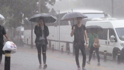 Meteoroloji il il uyardı: Kuvvetli yağış uyarısı