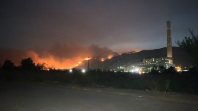 Milas yangını Kemerköy Termik Santrali'ne ulaştı: Sirenler çalıyor,  tehlike büyük! Ören de boşaltılıyor