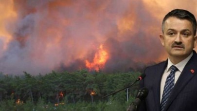 Muğla'da yangın bölgelerinde yangın uçakları neden görünmüyor? Bakan Pakdemirli'den flaş açıklama