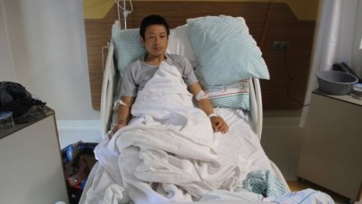 12 yıldır dünya turu yapan Japon turist son durağı Elazığ'da bıçaklandı