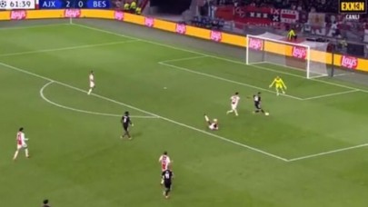 Ajax-Beşiktaş maçında Fransız hakemden skandal karar!