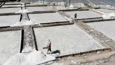Erzincan'da doğal yöntemlerle çıkarılan Kemah tuzu tescillendi