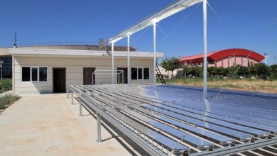 Harran Üniversitesinde 'yoğunlaştırılmış güneş kolektörü'