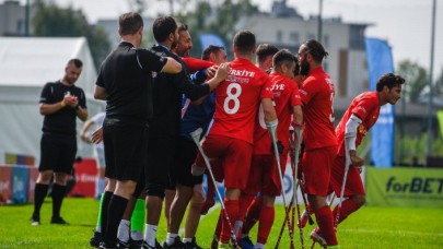 İrlanda'ya fark attı: Ampute Futbol Milli Takımı,  Avrupa Şampiyonası'nda yarı finalde