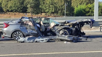 Kuzey Marmara Otoyolu'nda feci kaza: Nuriye Esengin öldü,  4 kişi yaralandı
