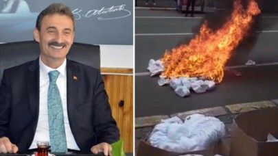 MHP'li başkandan fabrikaya baskın: Tüm şapkaları yaktırdı,  bakın neden!