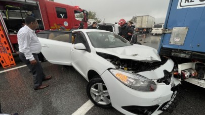 Anadolu Otoyolu'nda zincirleme kaza nedeniyle Ankara istikameti ulaşıma kapandı