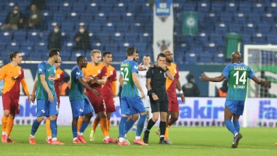 Çaykur Rizespor-Galatasaray: 101 dakikalık maçta kıyamet koptu!