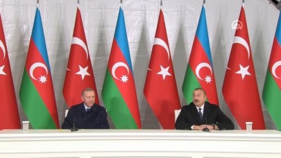 Cumhurbaşkanı Erdoğan'dan Azerbaycan'da önemli açıklamalar