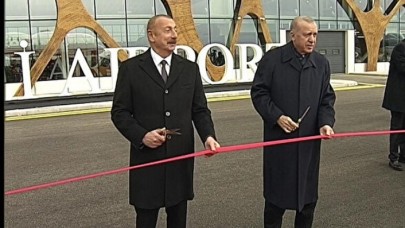 Cumhurbaşkanı Erdoğan ve Aliyev,  Fuzuli Havalimanını açtı