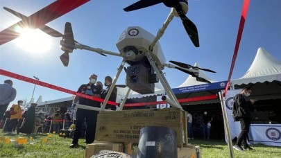 Dünyanın ilk lazer silahlı dronu 'Eren' festivalde!