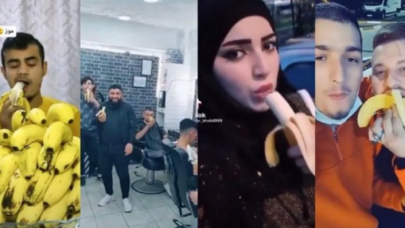 Provokatif amaçlı muz yeme videosu çeken Suriyeliler için İçişleri Bakanlığı'ndan sevindiren adım!