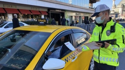 Taksicilere 12 kural broşürü dağıtıldı: Bunlara uymaları zorunlu