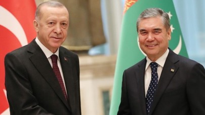Cumhurbaşkanı Erdoğan Türkmenistan'da: Flaş açıklamalar