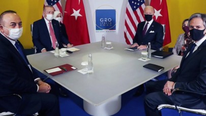 İsrail'den skandal paylaşım: Erdoğan-Biden görüşmesini tiye aldılar!